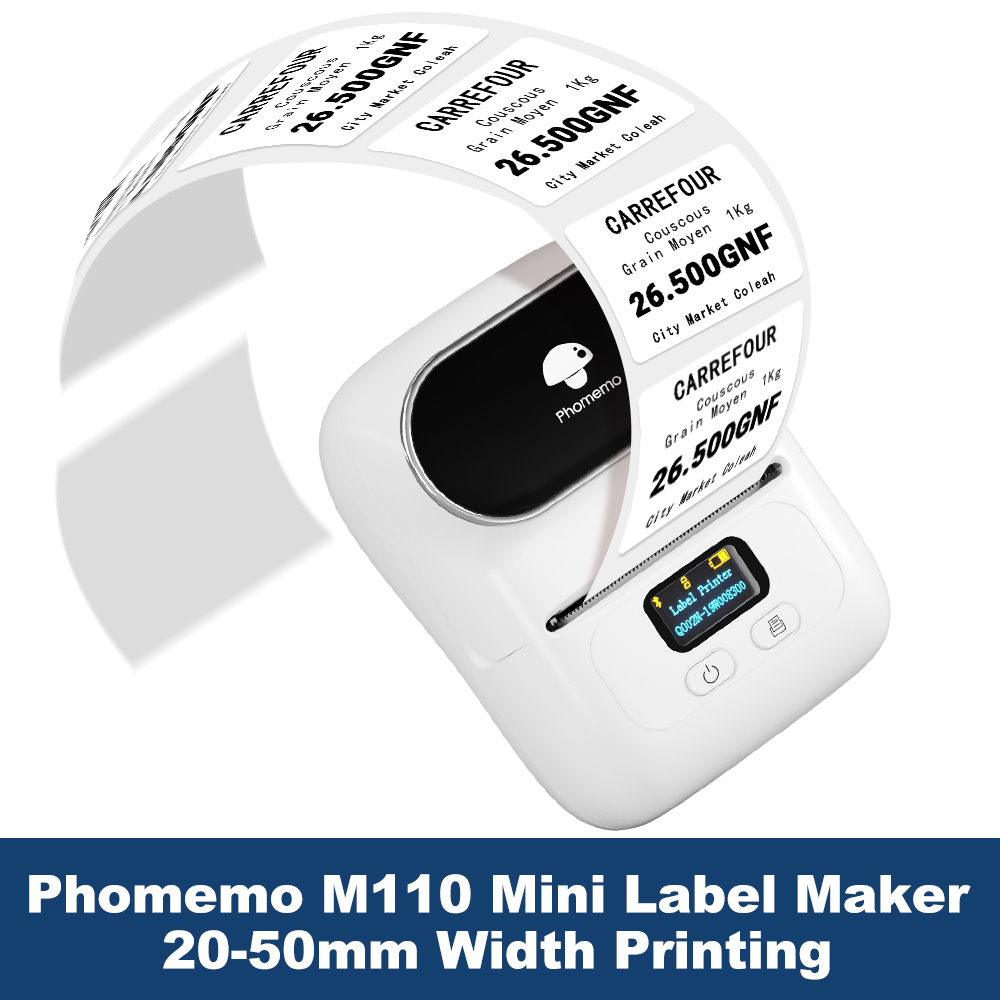Phomemo 라벨 프린터 M110 라벨 메이커 주소, - Commercial Photo Printer 리뷰 및 가격