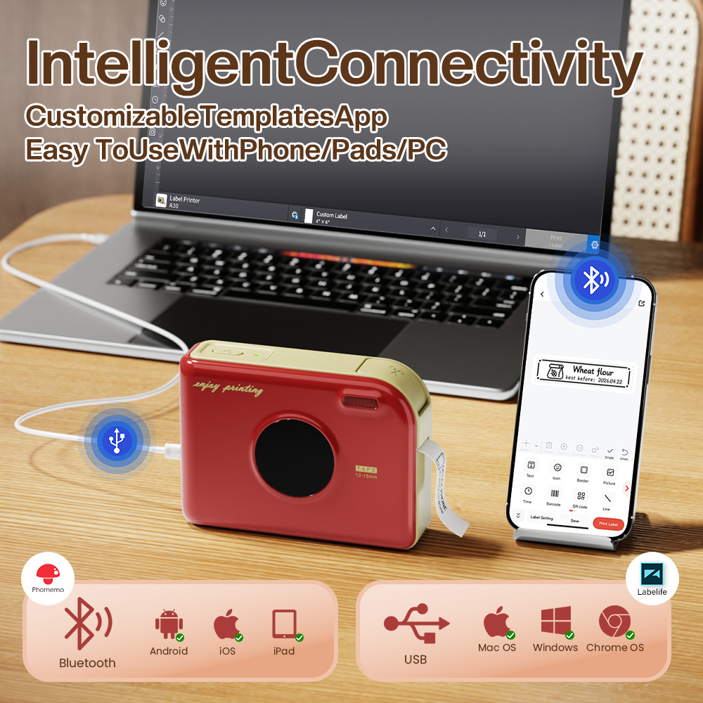 Phomemo A30 라벨 프린터 미니 프린터 무선 블 - Commercial Photo Printer 리뷰 및 가격