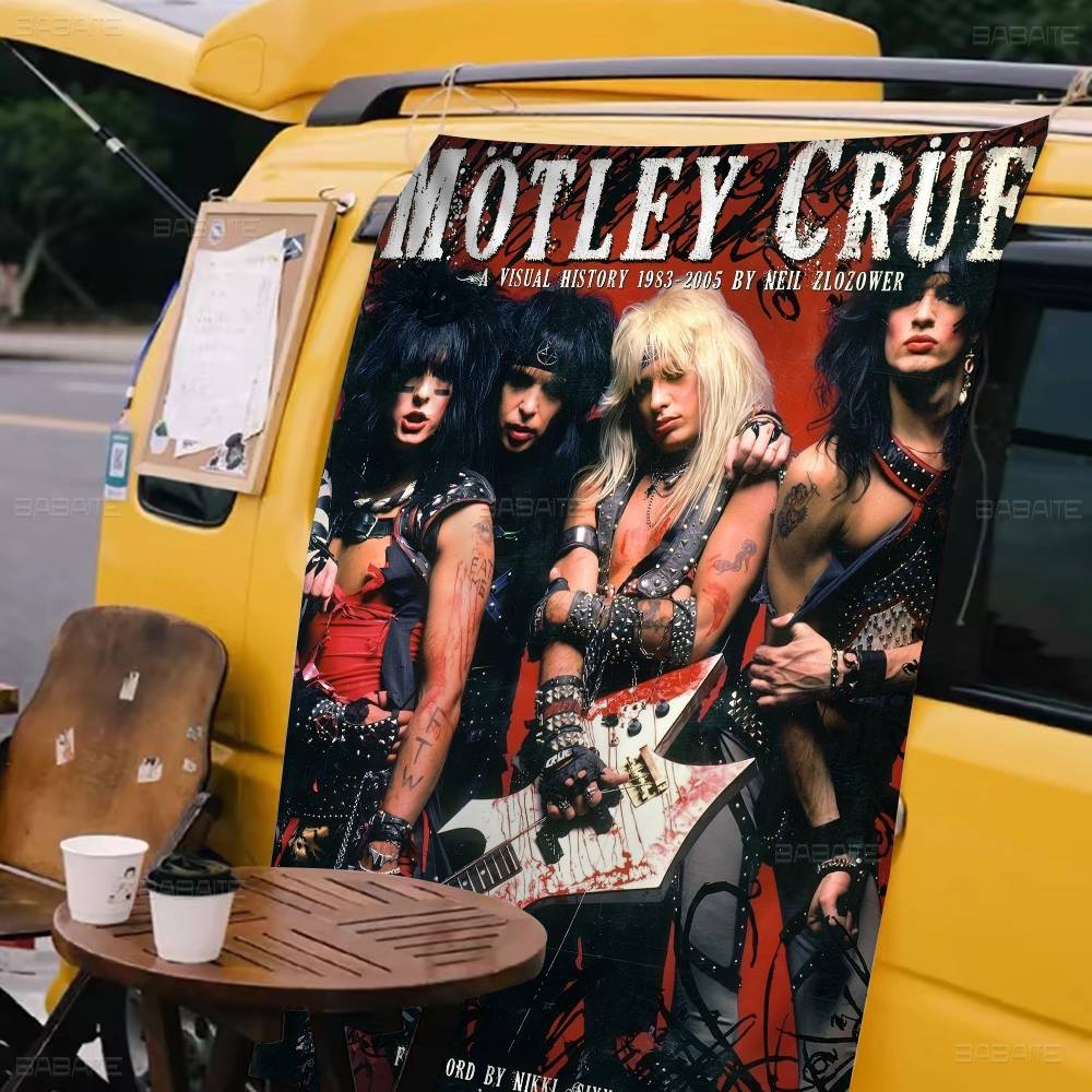 화려한 Rock M-Motley C-Crues 밴드 고 - Commercial Printing Inc 리뷰 및 가격