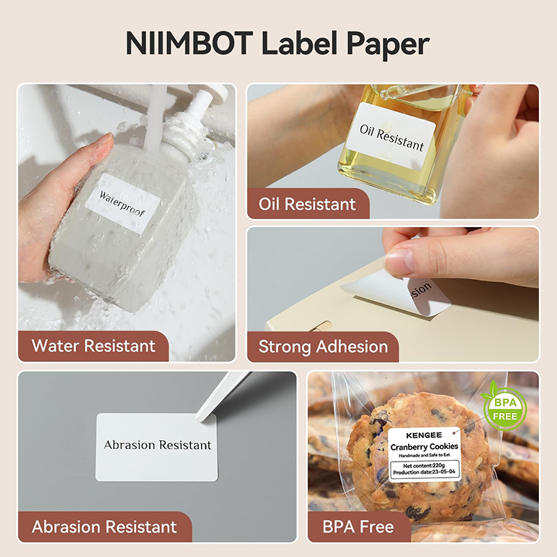 Niimbot 1/3/10 롤 흰색 열 라벨 방수 스티 - Commercial Printing Inc 리뷰 및 가격