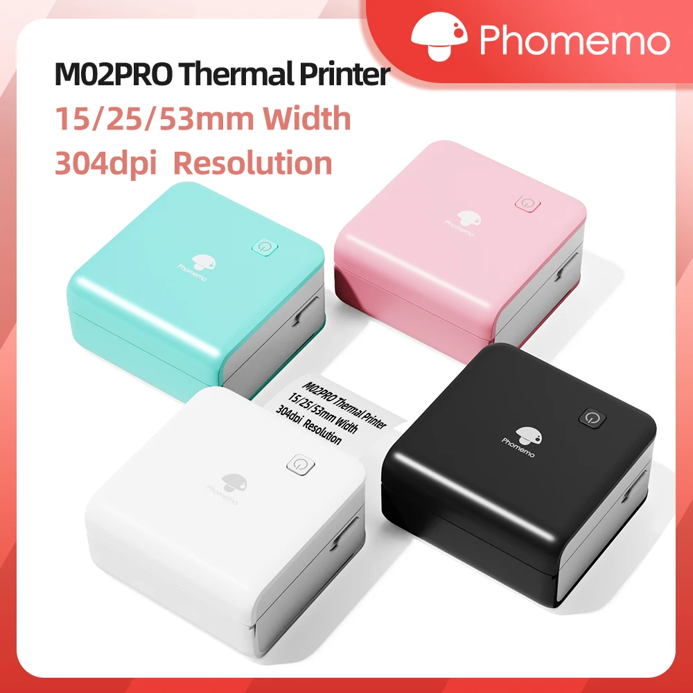 Phomemo M02Pro 미니 휴대용 프린터 무선 열 - Commercial Photo Printer 리뷰 및 가격