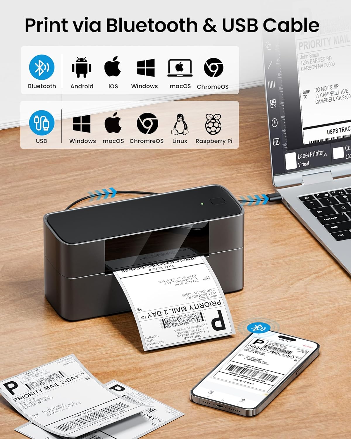 마크필드 배송 라벨 프린터, 245BT 감열 라벨 프린 - Commercial Printing Inc 리뷰 및 가격